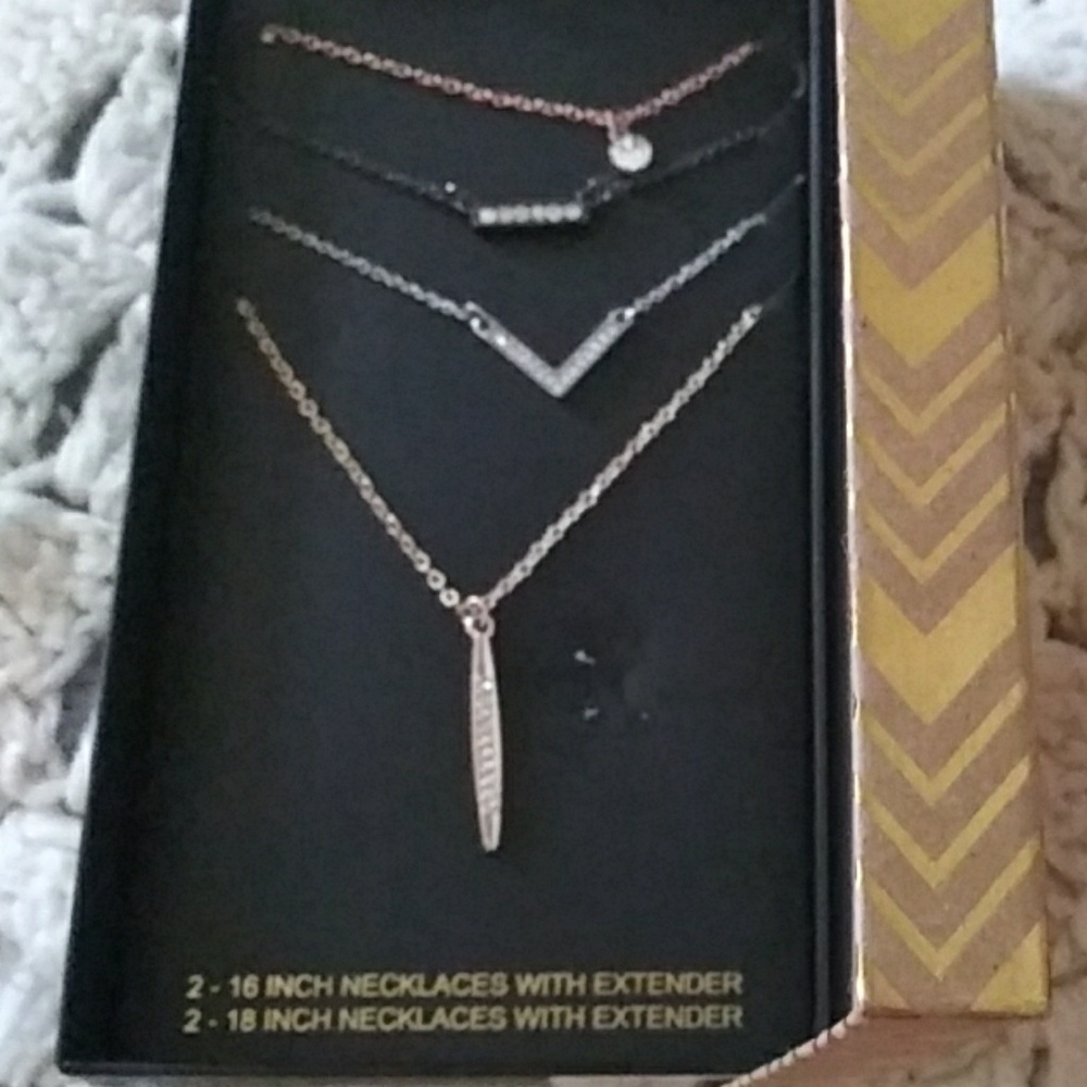 Set of for necklaces